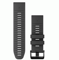  QuickFit® 26 Watch Bands - Graphite Silicone - 010-13295-03 - Garmin